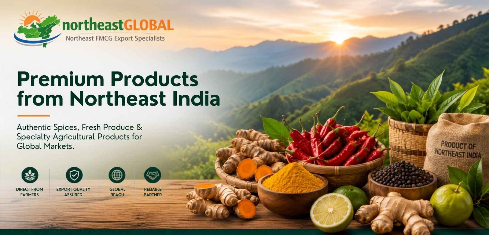 Why Northeast India is Emerging as a Global Hub for Premium Agricultural Exports